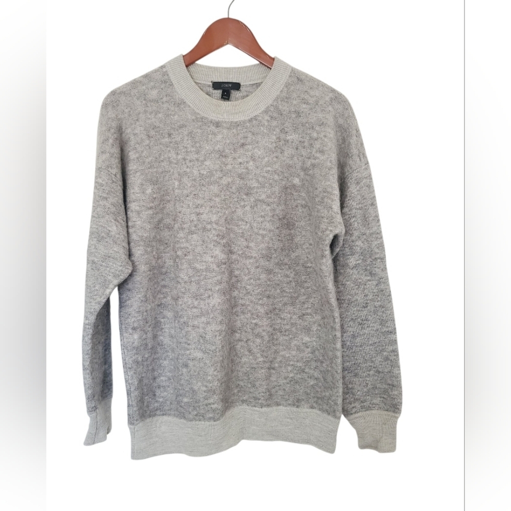 J. Crew Men's Heather Gray Crewneck Sweater